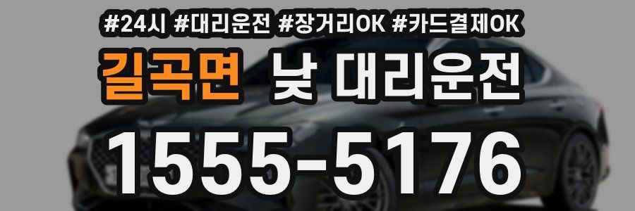 길곡면 낮 대리운전