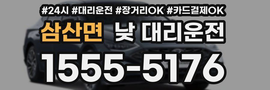 삼산면 낮 대리운전
