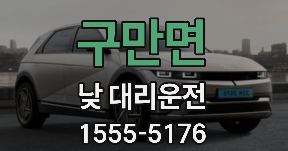 구만면 낮 대리운전