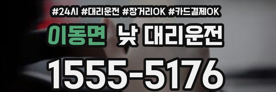 이동면 낮 대리운전