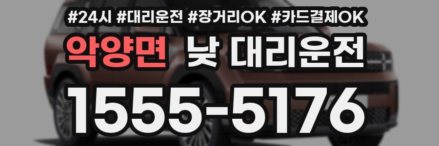 악양면 낮 대리운전