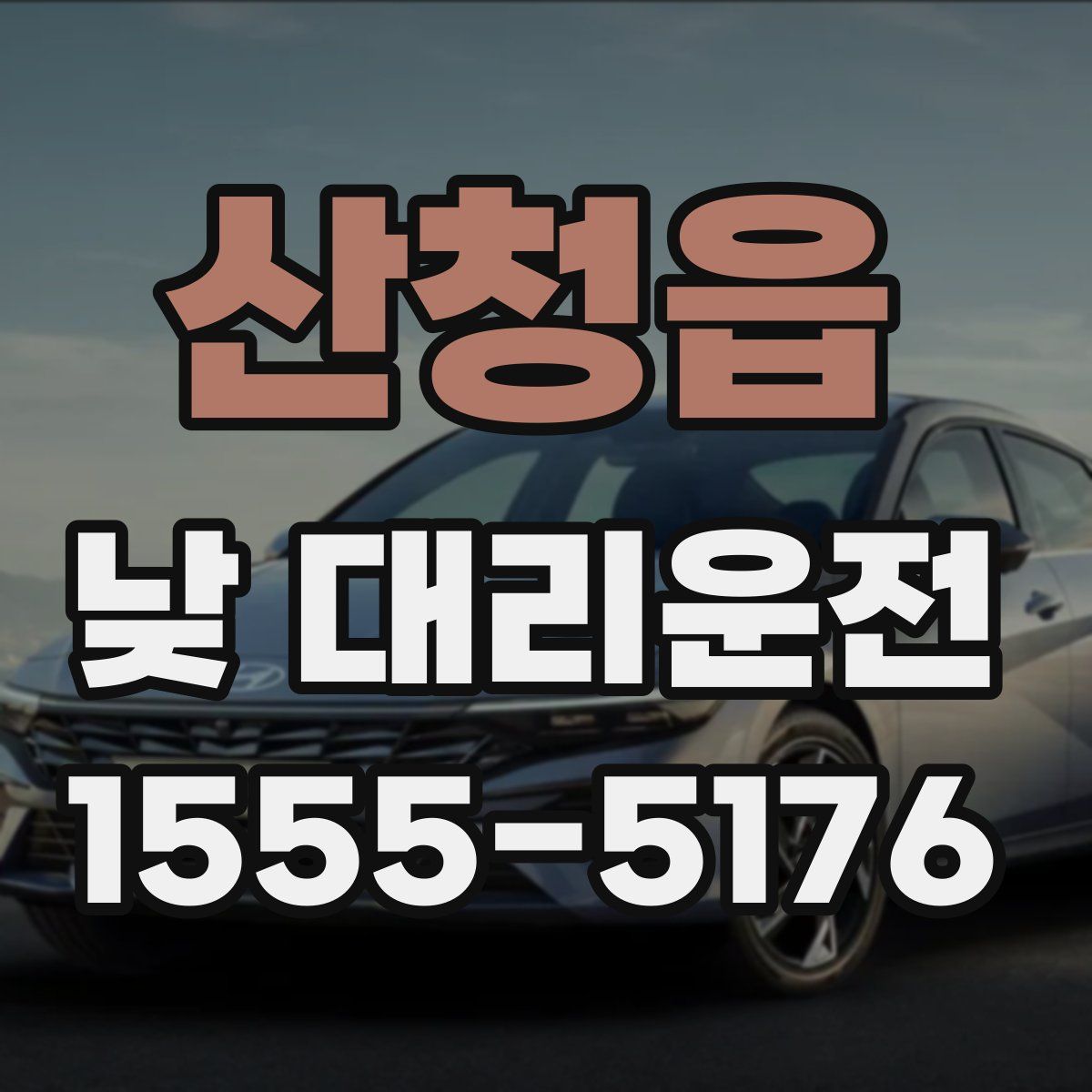 산청읍 낮 대리운전