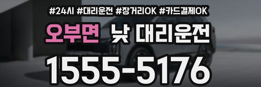 오부면 낮 대리운전