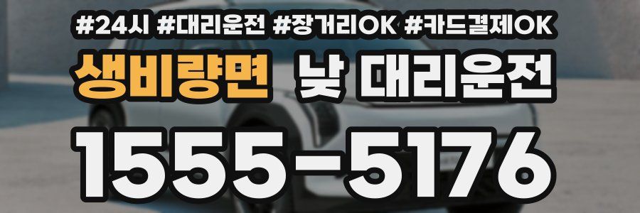 생비량면 낮 대리운전