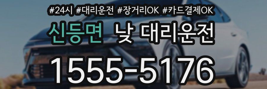 신등면 낮 대리운전