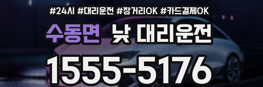 수동면 낮 대리운전