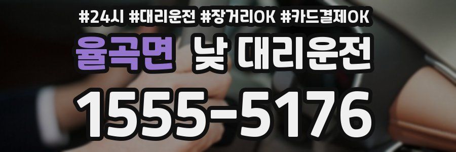 율곡면 낮 대리운전