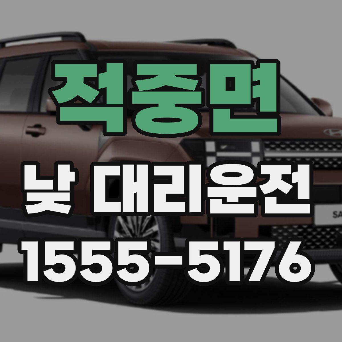 적중면 낮 대리운전