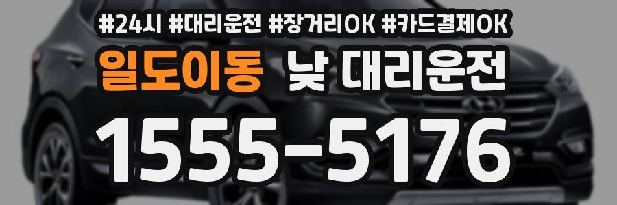 일도이동 낮 대리운전