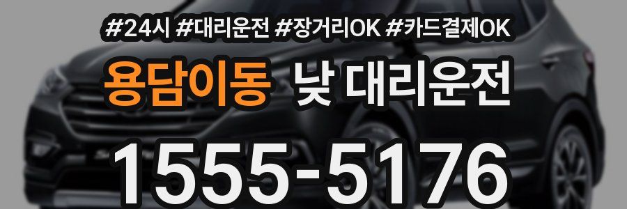 용담이동 낮 대리운전
