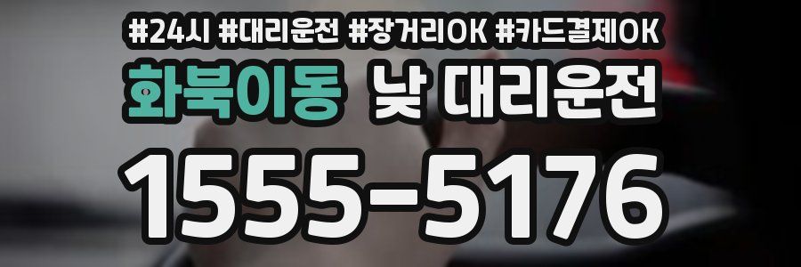 화북이동 낮 대리운전