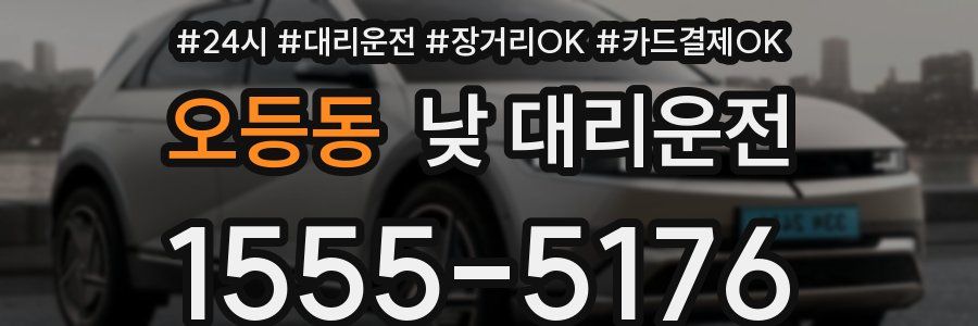 오등동 낮 대리운전