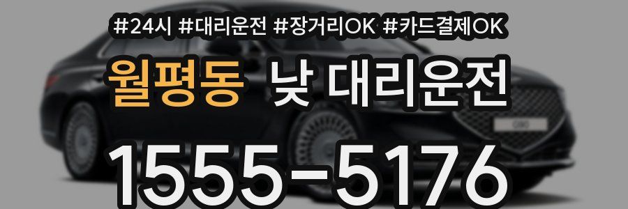 월평동 낮 대리운전
