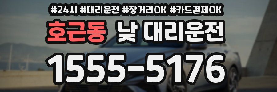 호근동 낮 대리운전