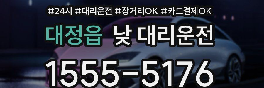 대정읍 낮 대리운전