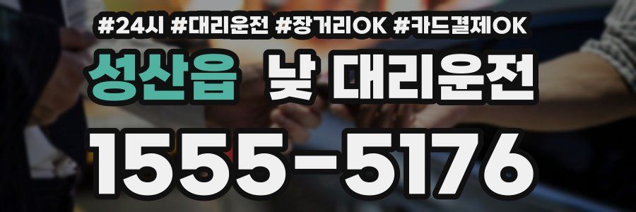 성산읍 낮 대리운전