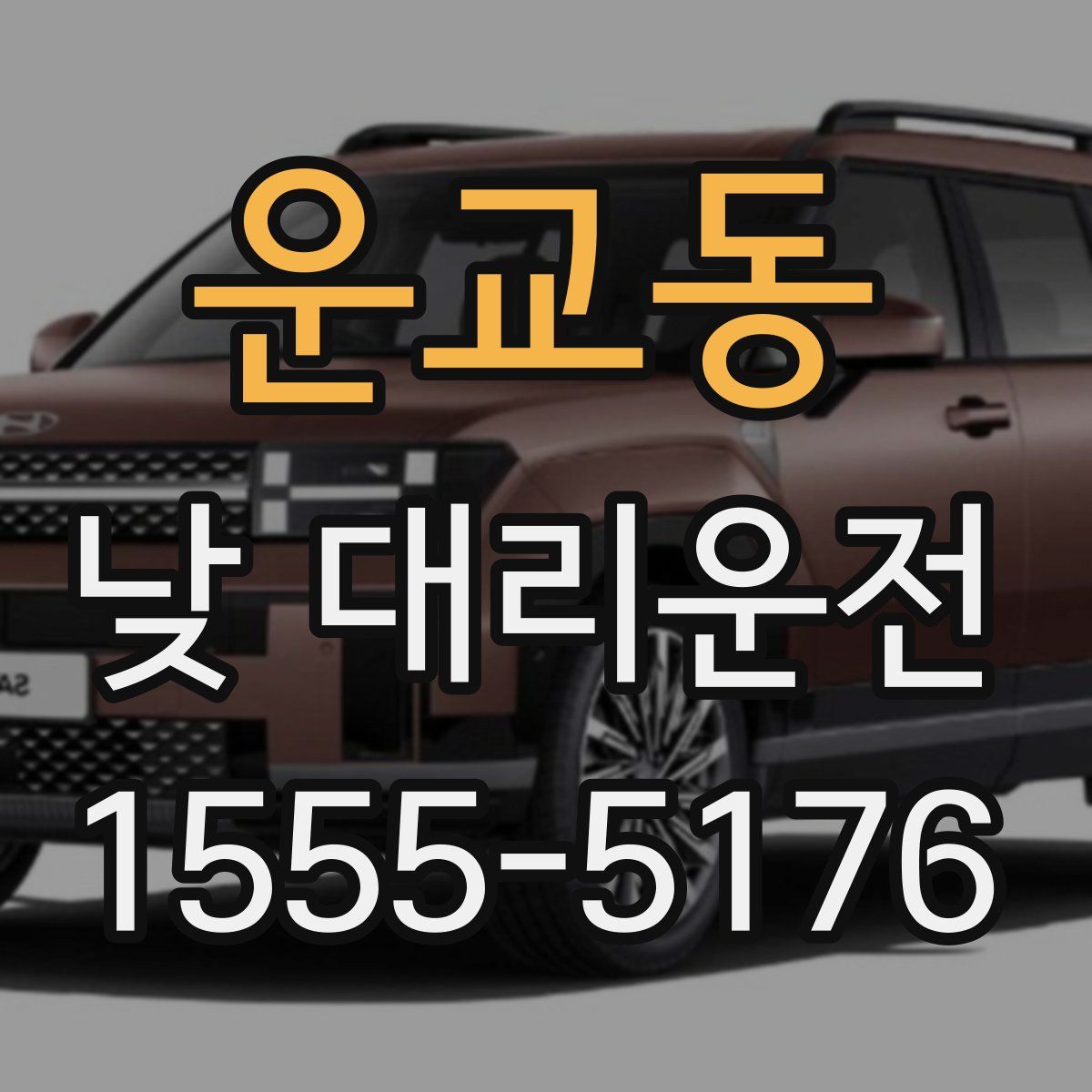 운교동 낮 대리운전