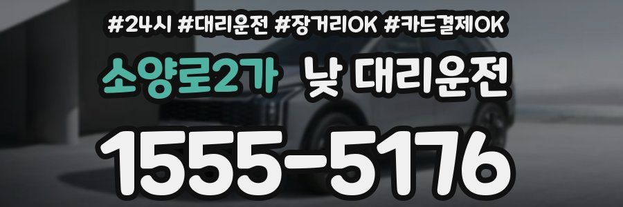 소양로2가 낮 대리운전