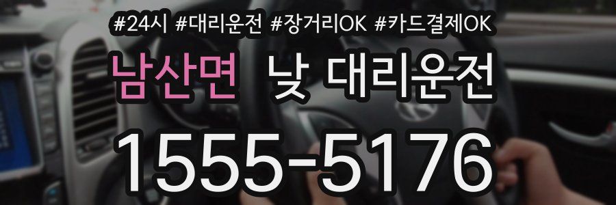 남산면 낮 대리운전