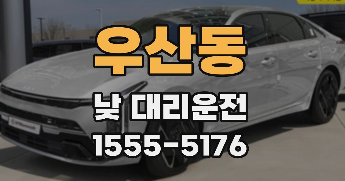 우산동 낮 대리운전