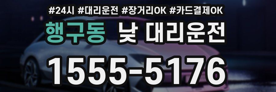 행구동 낮 대리운전