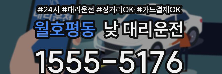 월호평동 낮 대리운전