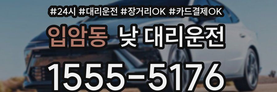 입암동 낮 대리운전