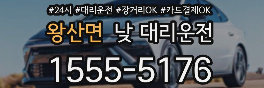 왕산면 낮 대리운전