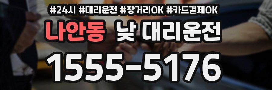 나안동 낮 대리운전
