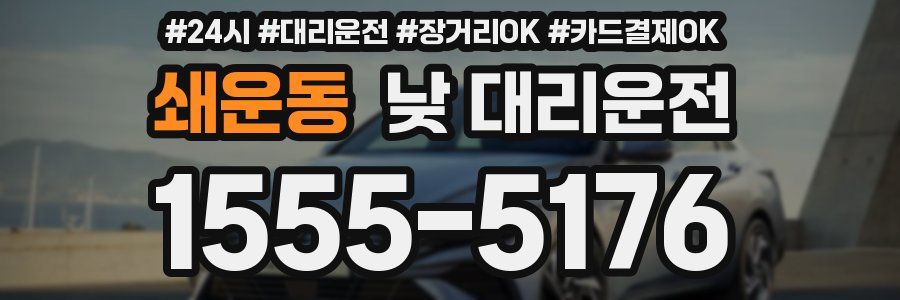 쇄운동 낮 대리운전