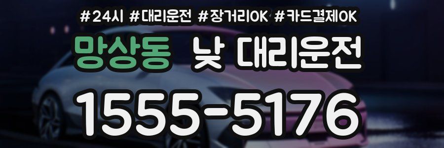 망상동 낮 대리운전