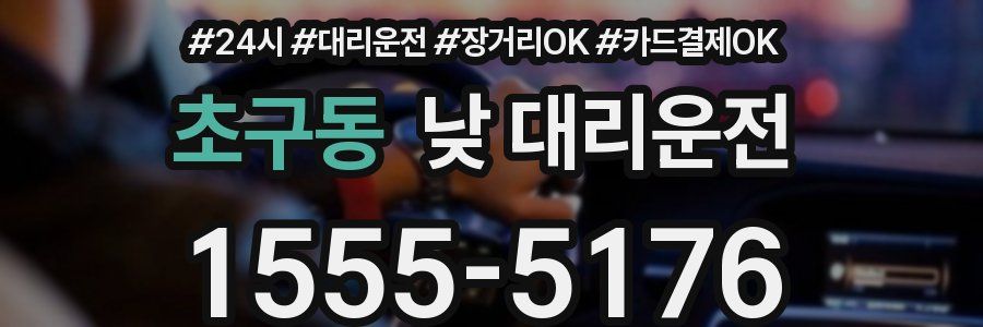 초구동 낮 대리운전