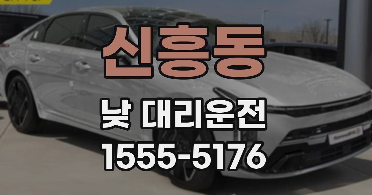 신흥동 낮 대리운전
