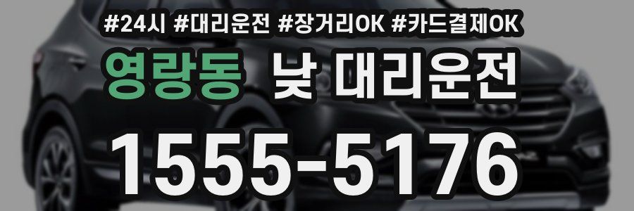 영랑동 낮 대리운전