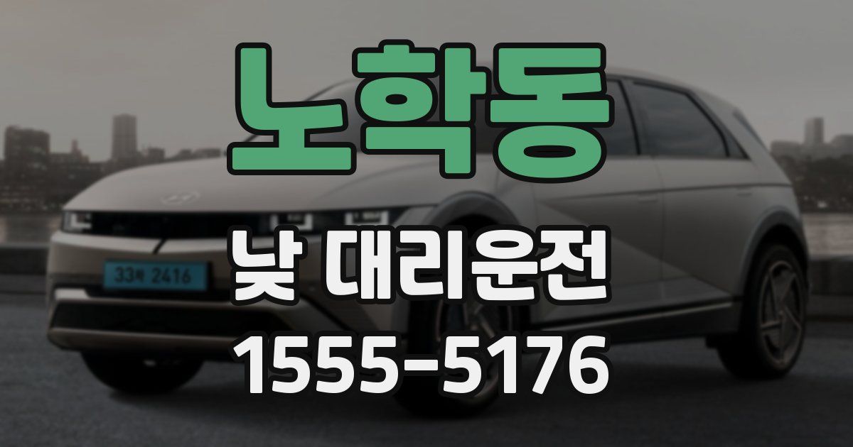 노학동 낮 대리운전