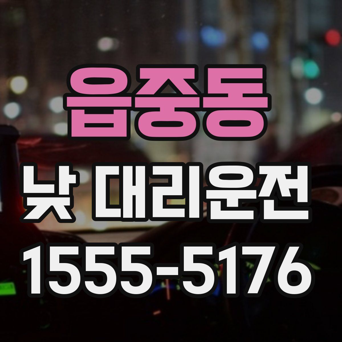 읍중동 낮 대리운전