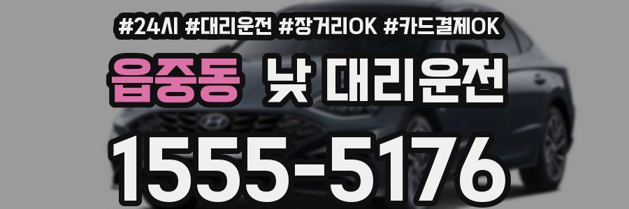 읍중동 낮 대리운전