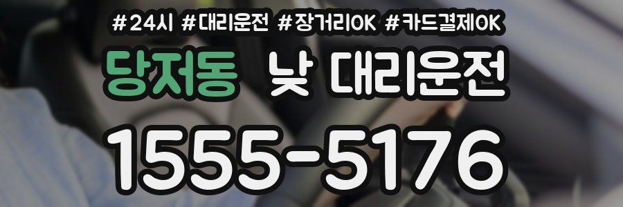 당저동 낮 대리운전