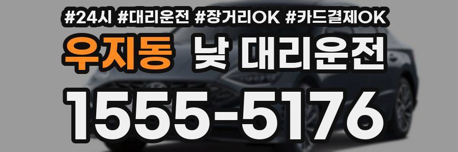우지동 낮 대리운전