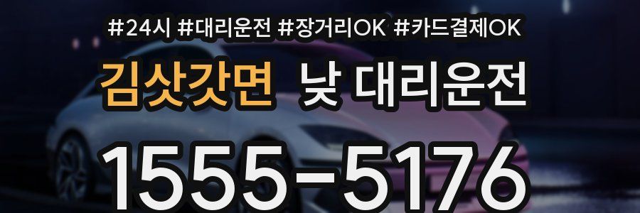 김삿갓면 낮 대리운전