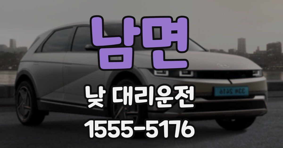 남면 낮 대리운전