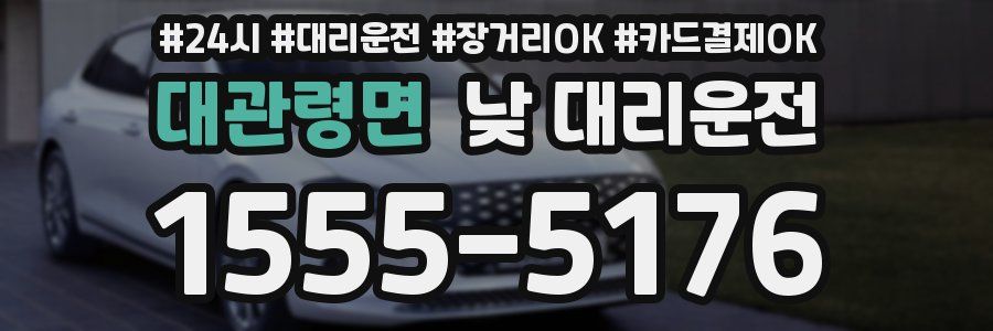대관령면 낮 대리운전