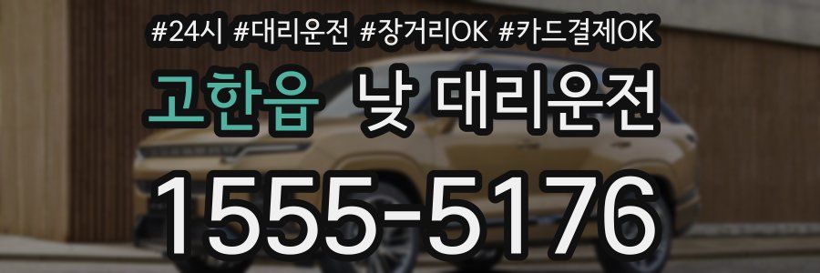 고한읍 낮 대리운전