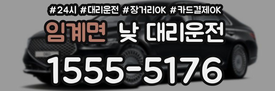 임계면 낮 대리운전