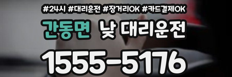 간동면 낮 대리운전
