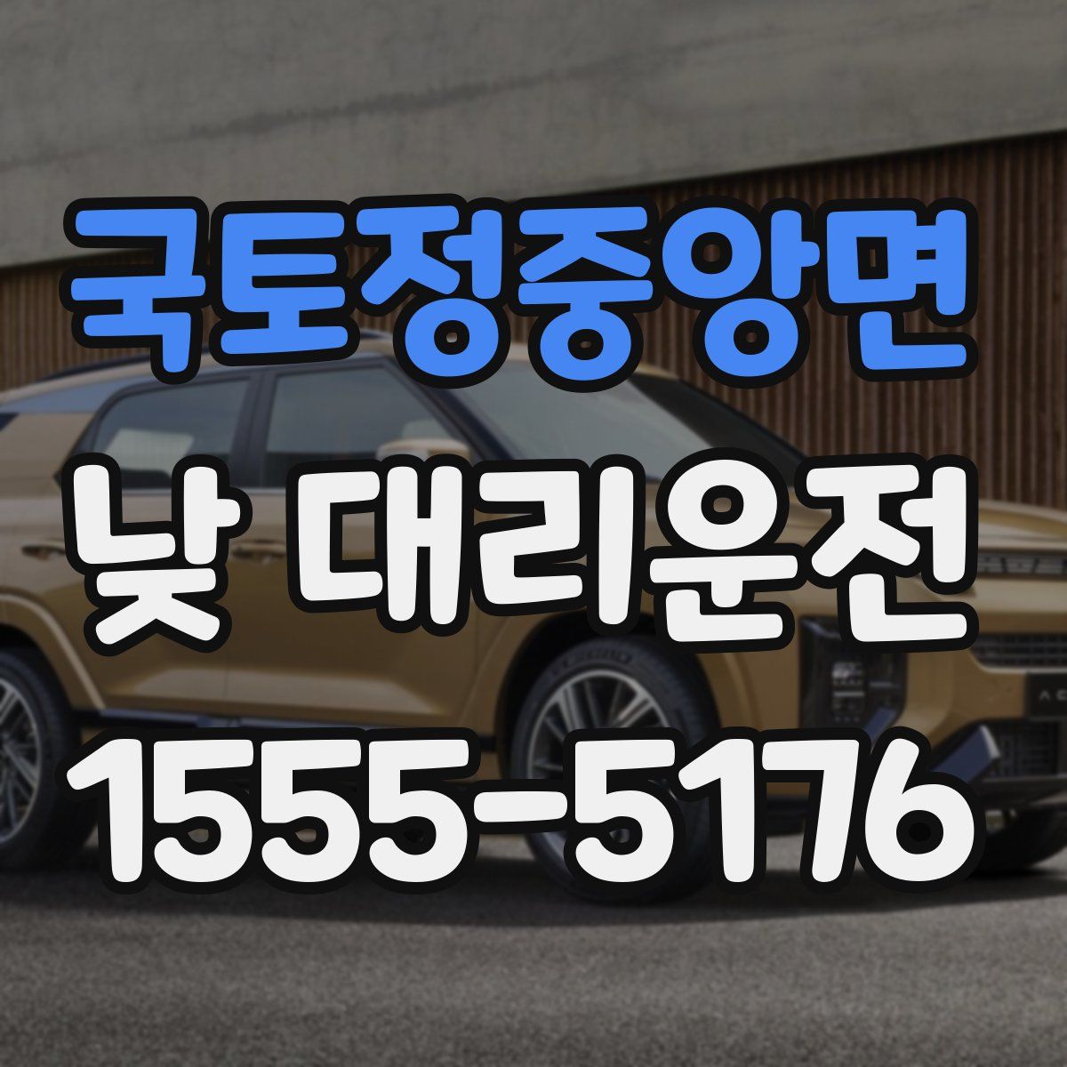 국토정중앙면 낮 대리운전