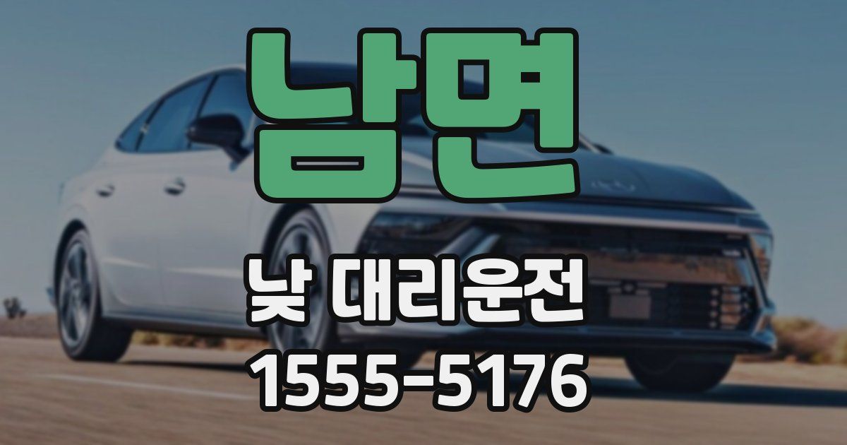 남면 낮 대리운전
