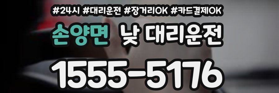 손양면 낮 대리운전