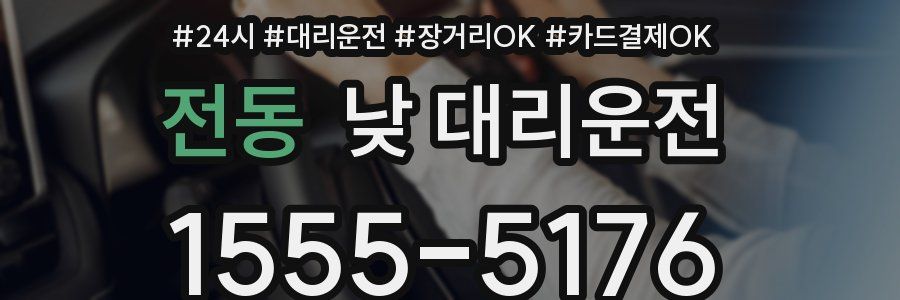 전동 낮 대리운전