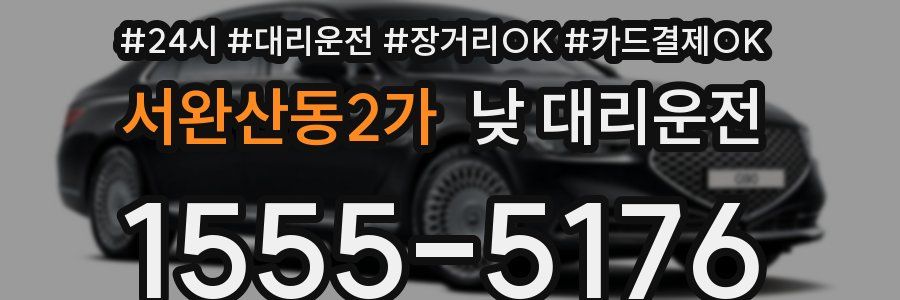 서완산동2가 낮 대리운전